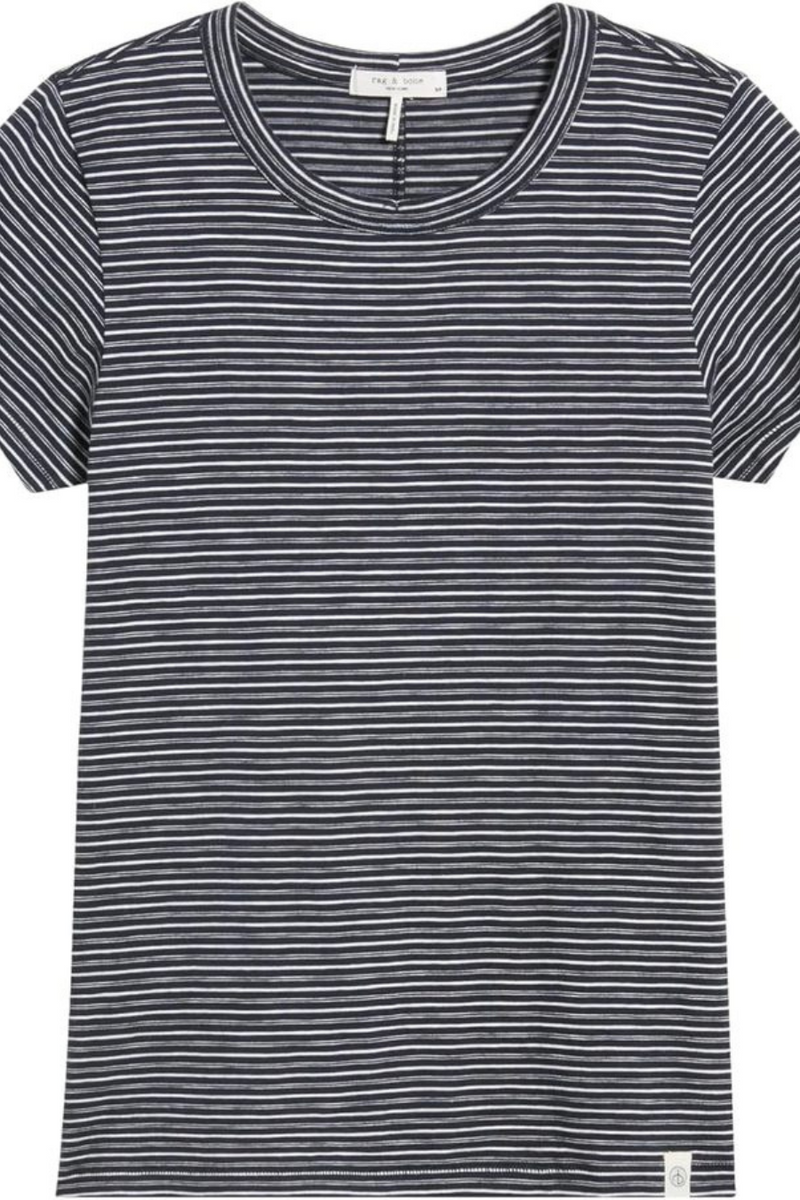 The Slub Stripe Tee Salute Multi