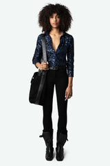 Tawny Sequin Shirt Encre