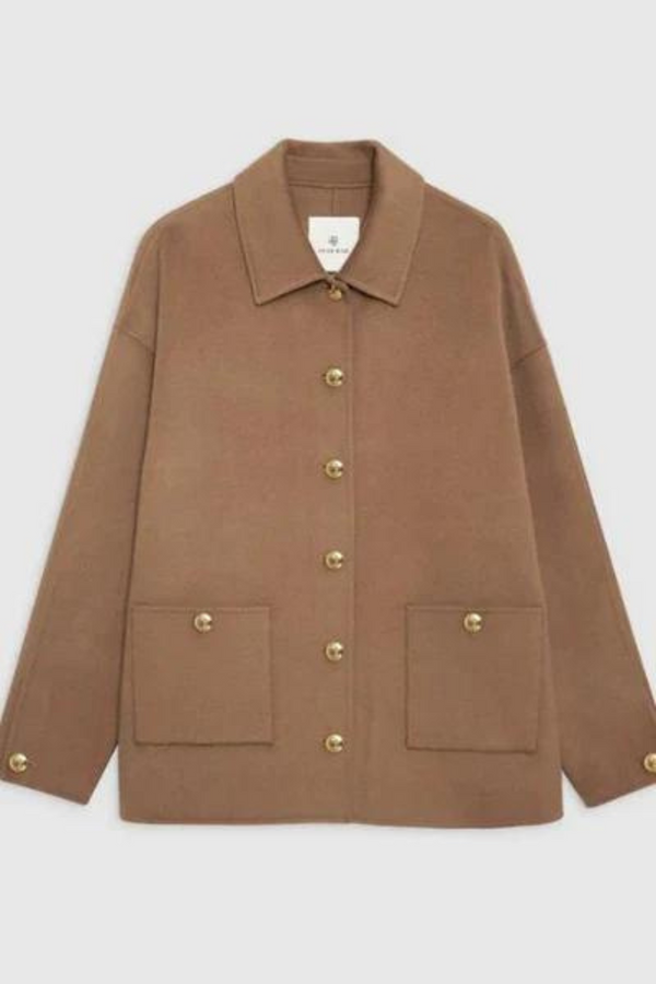 Luca Jacket Cashmere Blend Camel