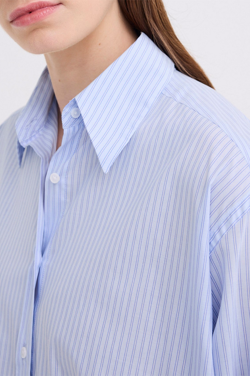 Robyn Shirt Blue Twin Stripe