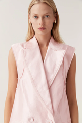 Insight Oversized Vest Soft Pink