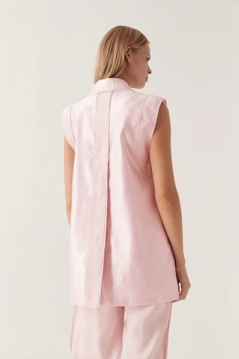 Insight Oversized Vest Soft Pink