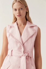 Encompass Utility Mini Dress Soft Pink