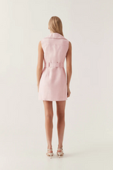 Encompass Utility Mini Dress Soft Pink