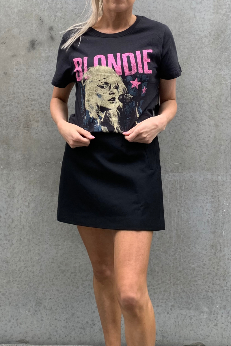 Blondie Stars Tee Black