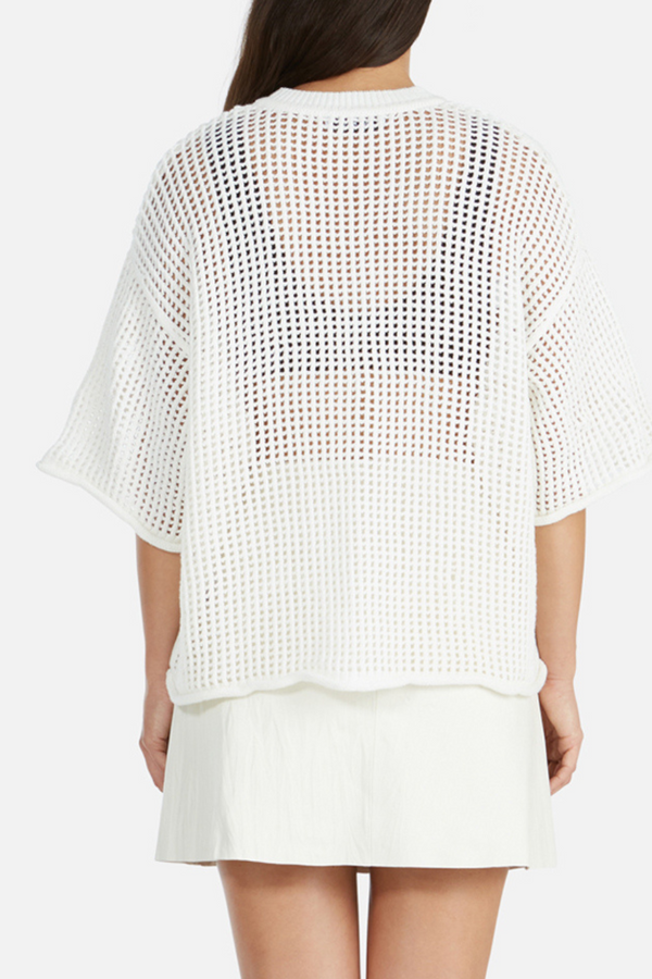 Demi Knit Pullover Bright White