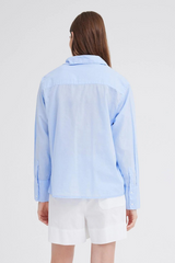 Roq Cotton Shirt Big Blue