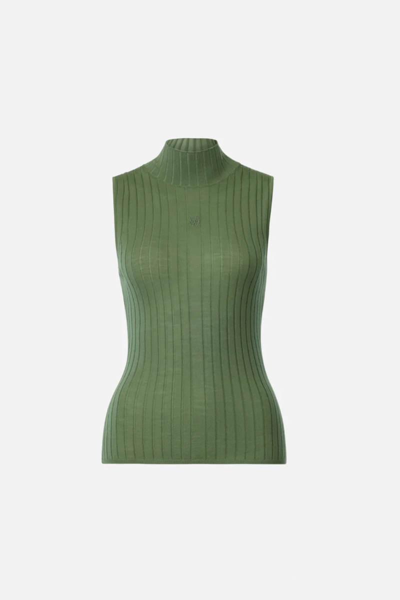 Justice Sleeveless Top Olive Green