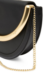 Norma Crescent Clutch Black