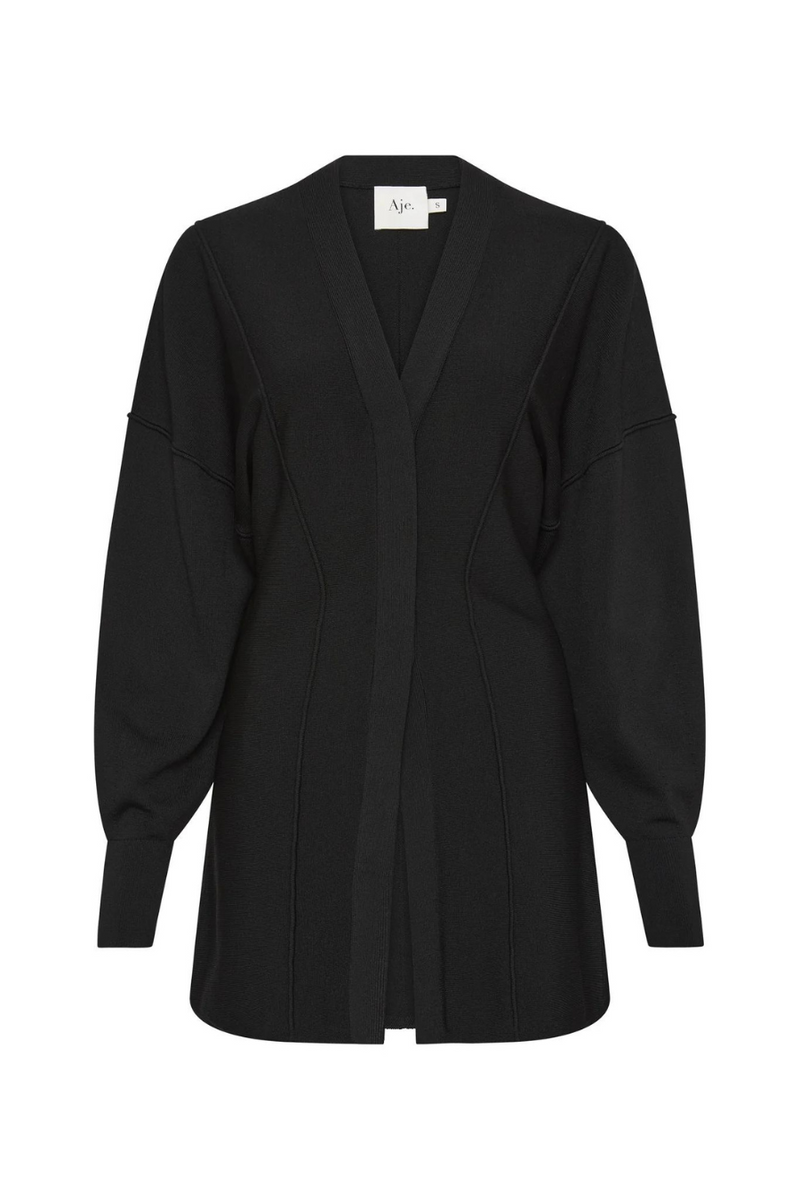 Cavetto Blouson Cardigan Black