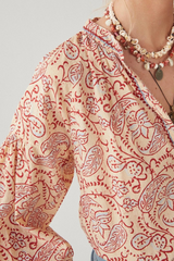 Lina Blouse Elvis Paisley