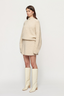 Boyd Boucle Half Zip Alabaster