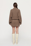 Boyd Boucle Half Zip Walnut