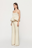 Mimi Peplum Top Cream
