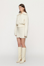 Dakota Boiled Wool Bomber Off White