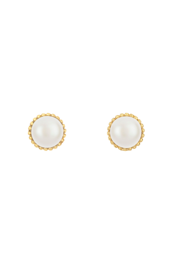 Pearl Earrings Gold