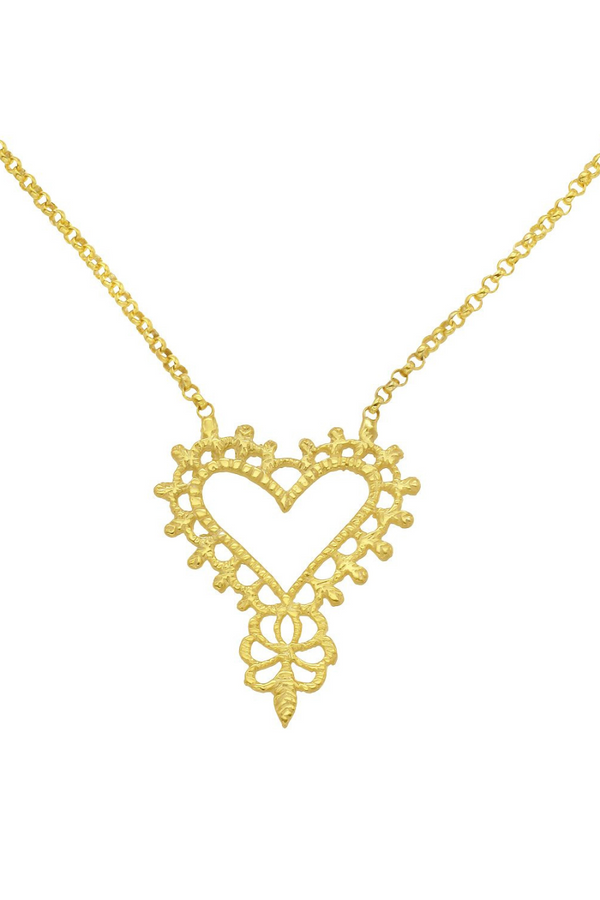 Gypsy Love Necklace Gold