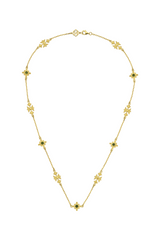 Ayllu Necklace Gold - Chrome Diopside