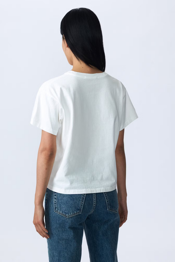 Square Tee Natural White