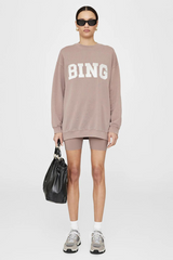 Tyler Sweatshirt Satin Bing Washed Iron