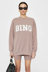 Tyler Sweatshirt Satin Bing Washed Iron