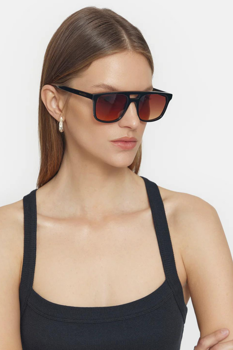 Sherwood Sunglasses Black Brown