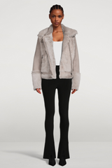 Soul Shearling Jacket Smoked Quartz