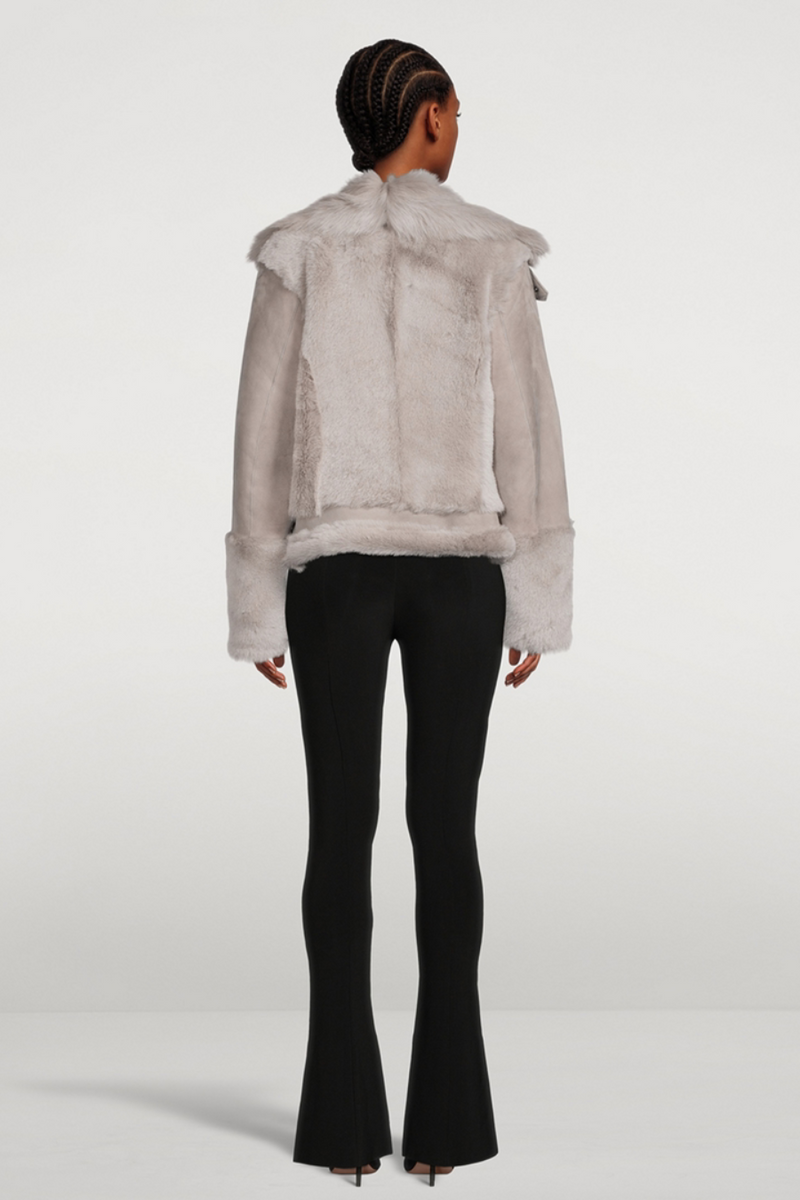 Soul Shearling Jacket Smoked Quartz