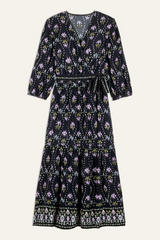 Nerla Wrap Dress Blue