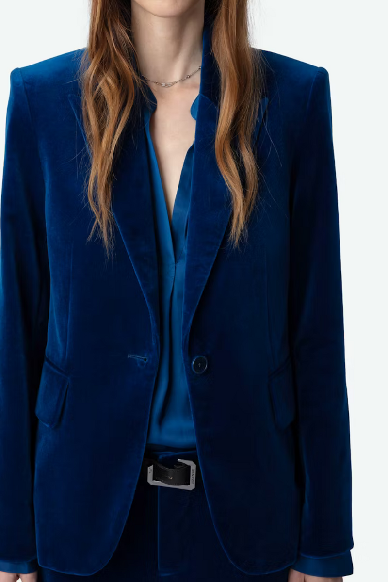 Vavy Velvet Blazer Overseas