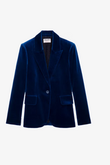 Vavy Velvet Blazer Overseas