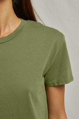 Harley Cotton Boxy Crew Tee Safari