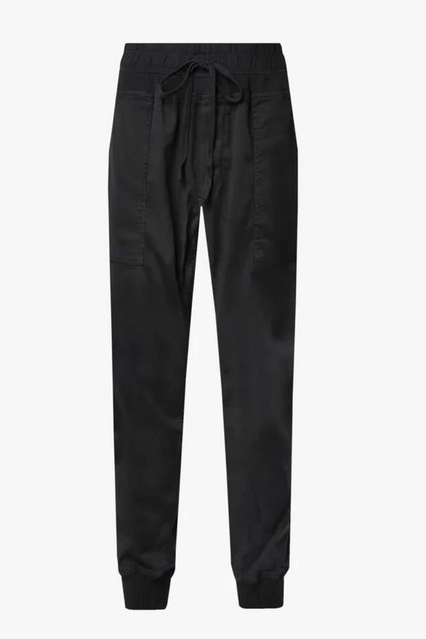 Mixed Media Pant Black