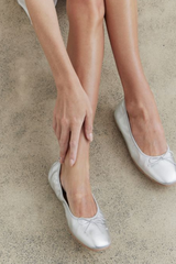 Ballet Flat Silver