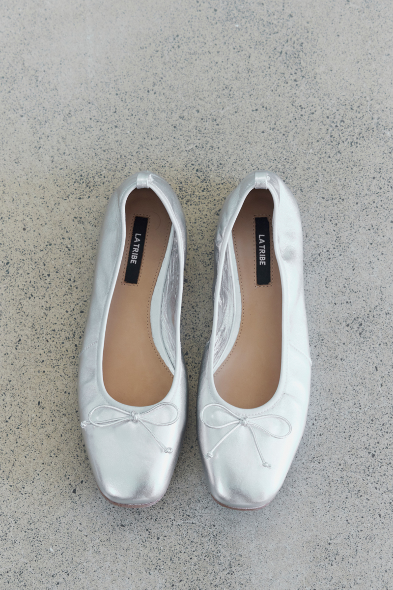 Ballet Flat Silver