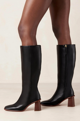 East Leather Boots Black