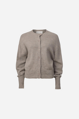 Hart Merino Cardigan Stone Grey