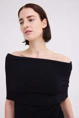 Foldover Top Black