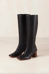 East Leather Boots Black