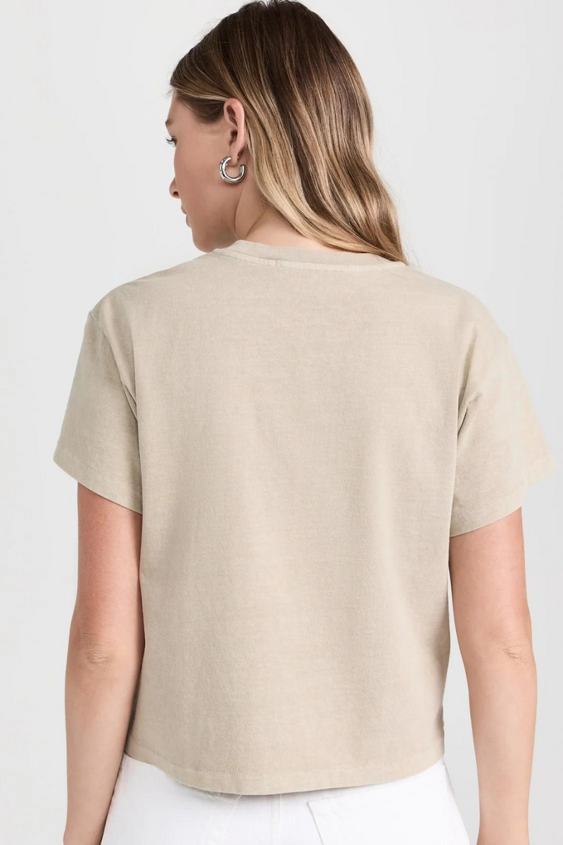 Square Tee Pale Khaki