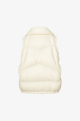 Ripple Goose Puffer Vest White