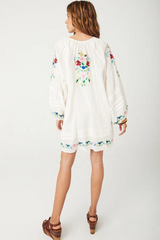 Florapaloosa Embroidered Tunic Dress Wildflower