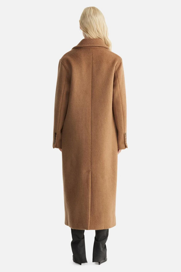 Lana Wool Coat Camel