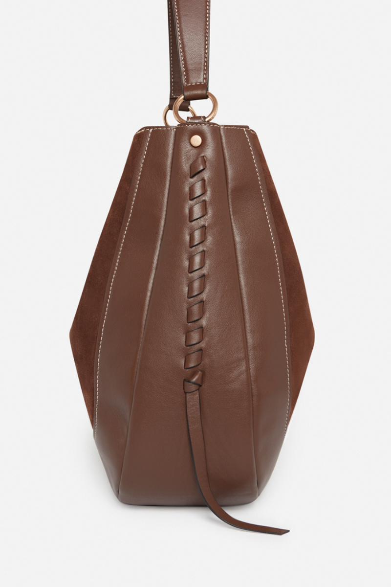 Lou Bag Marron Glace