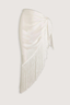 Crown Wrap Scarf Top Ivory