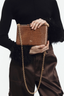 Aviel Evening Bag Amber Croc