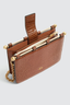 Aviel Evening Bag Amber Croc