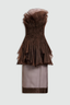 Amaryllis Midi Dress Chocolate
