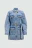 Lyra Denim Mini Dress Coastal Wash