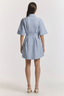 Peaches Dress Mist Stripe